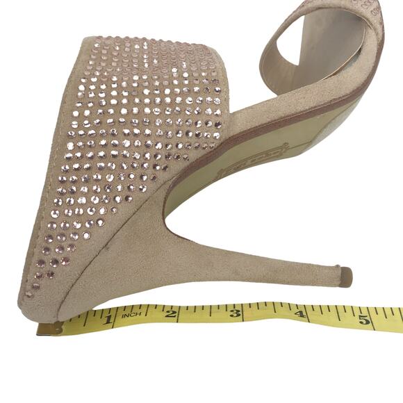Zigi Soho Dahny Rhinestone Heels Pink-Beige - Picture 9 of 9